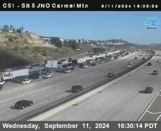 SB 5 at Carmel Mountain Rd.