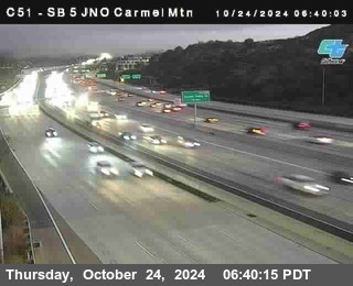 SB 5 at Carmel Mountain Rd.