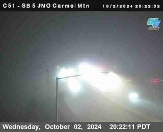 SB 5 at Carmel Mountain Rd.