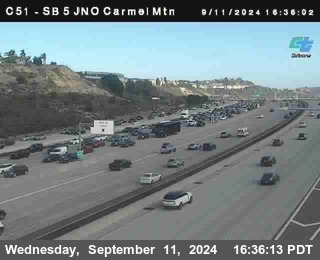 SB 5 at Carmel Mountain Rd.