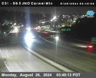 SB 5 at Carmel Mountain Rd.