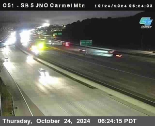 SB 5 at Carmel Mountain Rd.