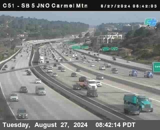 SB 5 at Carmel Mountain Rd.