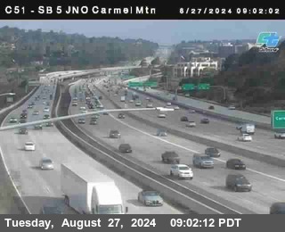 SB 5 at Carmel Mountain Rd.