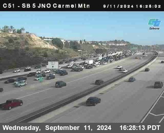 SB 5 at Carmel Mountain Rd.