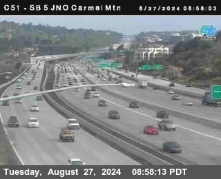 SB 5 at Carmel Mountain Rd.