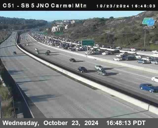 SB 5 at Carmel Mountain Rd.