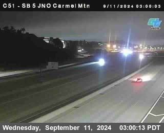 SB 5 at Carmel Mountain Rd.