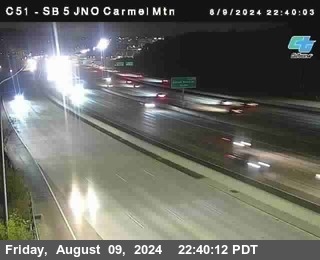 SB 5 at Carmel Mountain Rd.