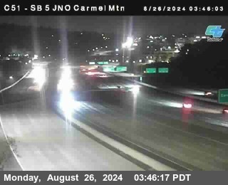 SB 5 at Carmel Mountain Rd.