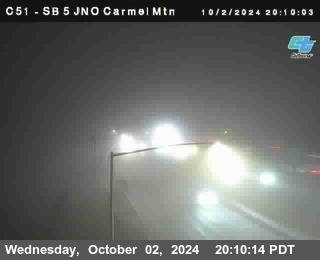 SB 5 at Carmel Mountain Rd.