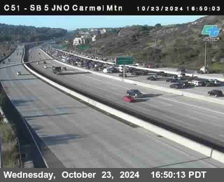 SB 5 at Carmel Mountain Rd.