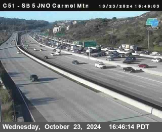 SB 5 at Carmel Mountain Rd.