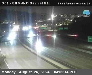 SB 5 at Carmel Mountain Rd.