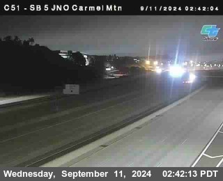 SB 5 at Carmel Mountain Rd.