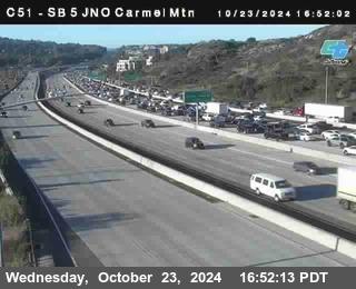 SB 5 at Carmel Mountain Rd.