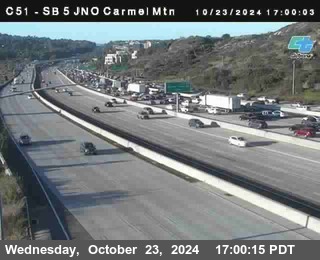 SB 5 at Carmel Mountain Rd.