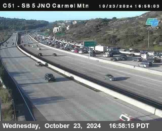 SB 5 at Carmel Mountain Rd.