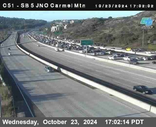 SB 5 at Carmel Mountain Rd.