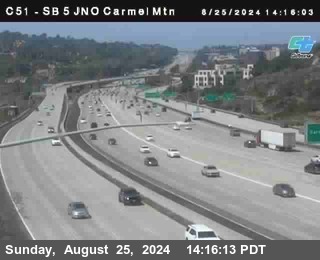 SB 5 at Carmel Mountain Rd.