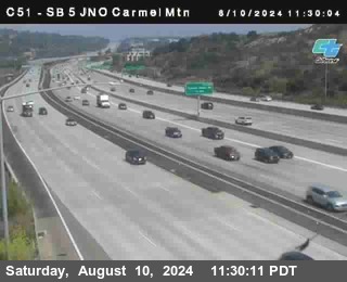 SB 5 at Carmel Mountain Rd.