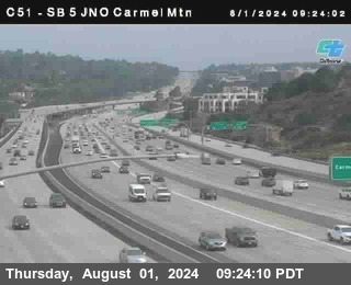 SB 5 at Carmel Mountain Rd.