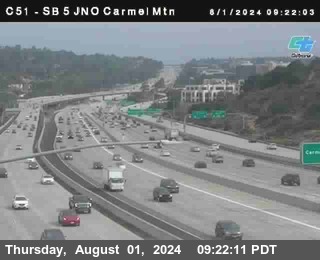 SB 5 at Carmel Mountain Rd.