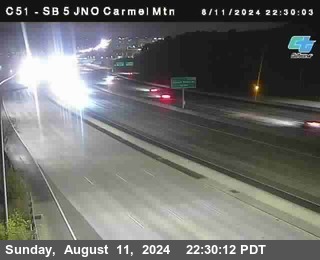 SB 5 at Carmel Mountain Rd.