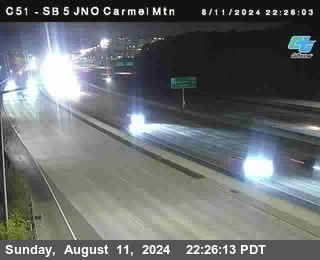 SB 5 at Carmel Mountain Rd.