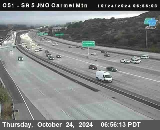 SB 5 at Carmel Mountain Rd.