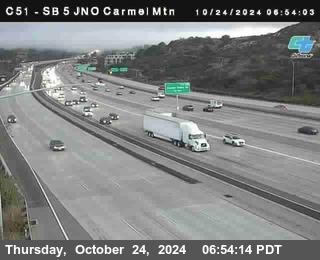 SB 5 at Carmel Mountain Rd.