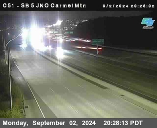 SB 5 at Carmel Mountain Rd.