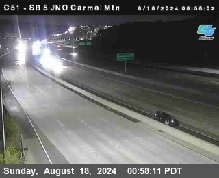 SB 5 at Carmel Mountain Rd.