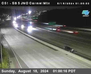 SB 5 at Carmel Mountain Rd.