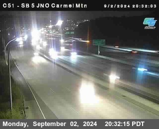 SB 5 at Carmel Mountain Rd.