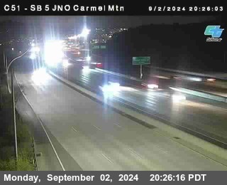 SB 5 at Carmel Mountain Rd.