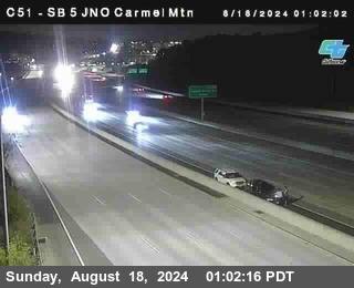 SB 5 at Carmel Mountain Rd.