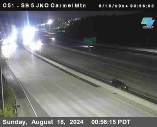 SB 5 at Carmel Mountain Rd.