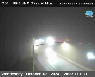 SB 5 at Carmel Mountain Rd.