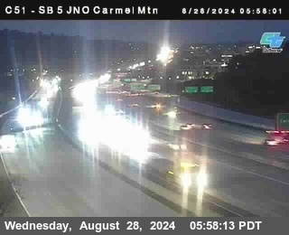 SB 5 at Carmel Mountain Rd.