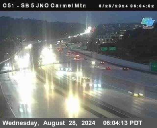 SB 5 at Carmel Mountain Rd.