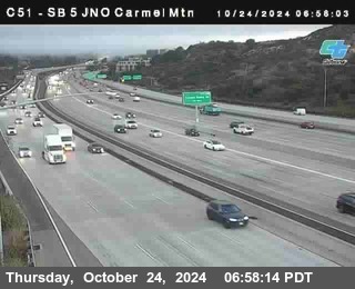 SB 5 at Carmel Mountain Rd.