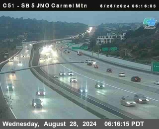 SB 5 at Carmel Mountain Rd.