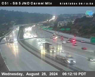 SB 5 at Carmel Mountain Rd.