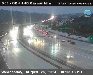 SB 5 at Carmel Mountain Rd.