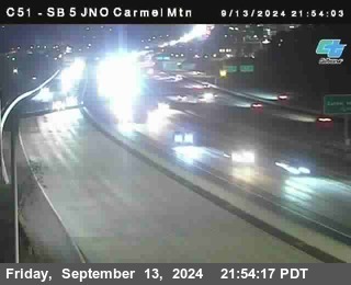 SB 5 at Carmel Mountain Rd.