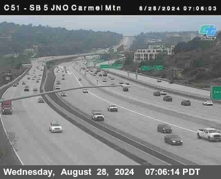 SB 5 at Carmel Mountain Rd.