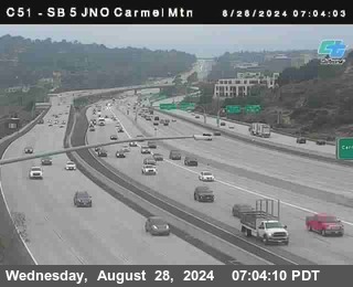 SB 5 at Carmel Mountain Rd.