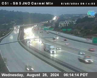 SB 5 at Carmel Mountain Rd.