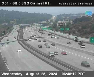 SB 5 at Carmel Mountain Rd.